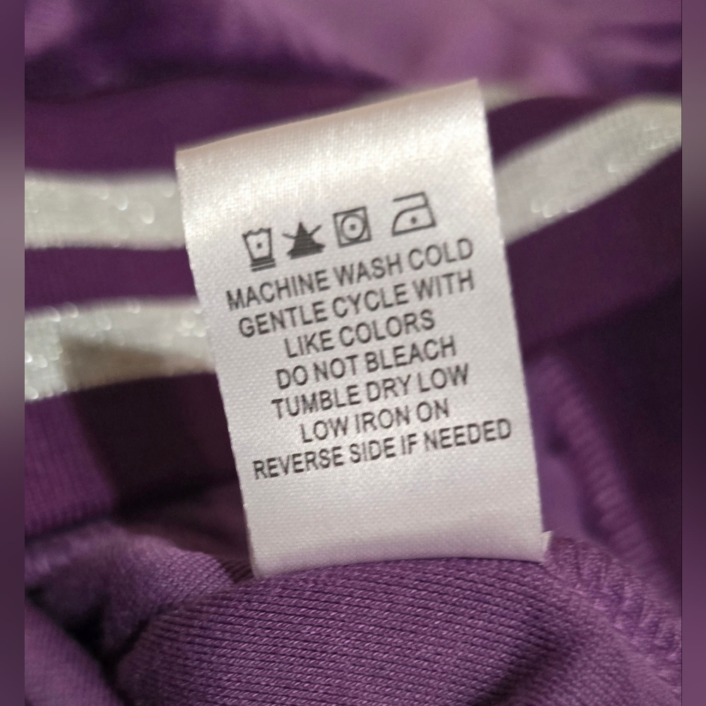 1x Kate And Mallory Purple Velour Tracksuit NWOT (F) - Picture 9 of 11